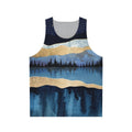 Midnight Lake Unisex Celestial Nature Tank Top