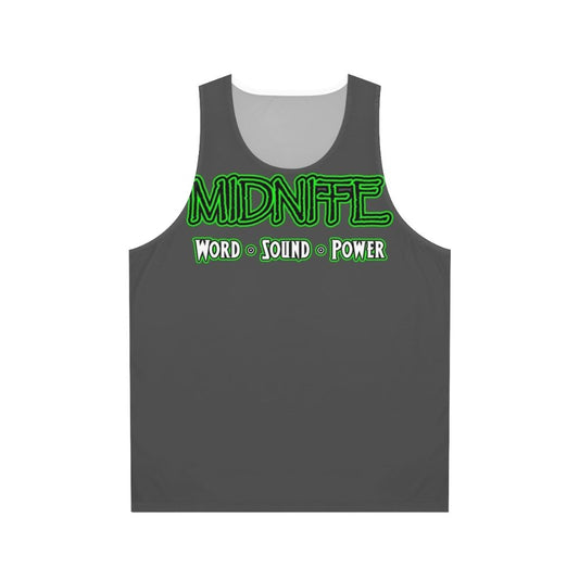 Midnight Reggae Unisex Tank Top featuring Akae Beka band