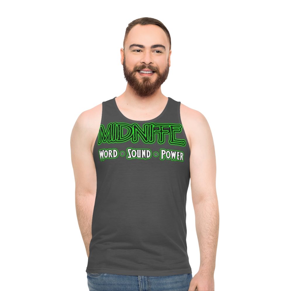 Midnight Reggae Unisex Tank Top featuring Akae Beka band