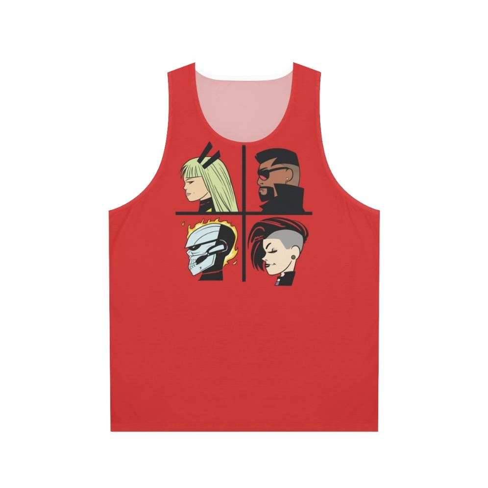 Midnight Suns Avengers Gorillaz Video Game Unisex Tank Top