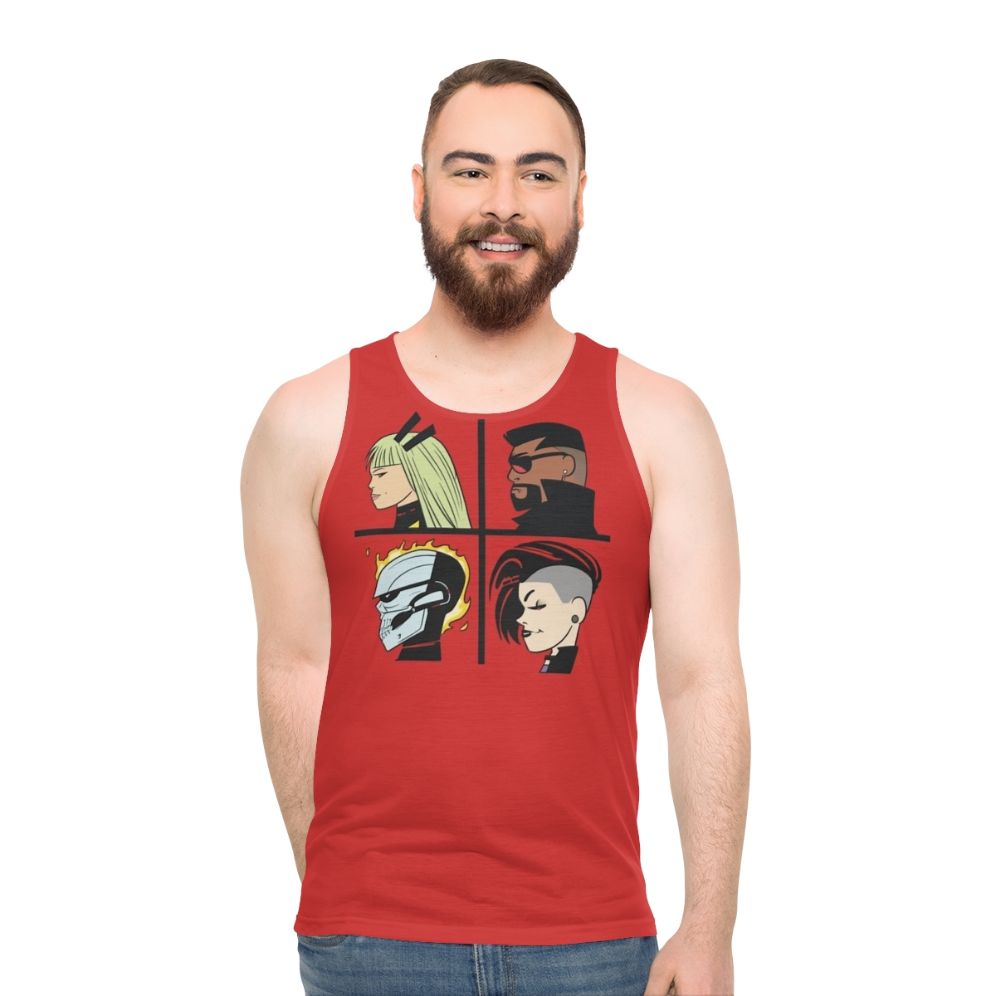 Midnight Suns Avengers Gorillaz Video Game Unisex Tank Top