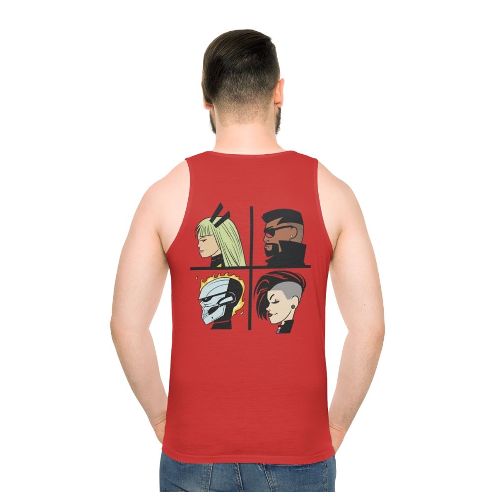 Midnight Suns Avengers Gorillaz Video Game Unisex Tank Top