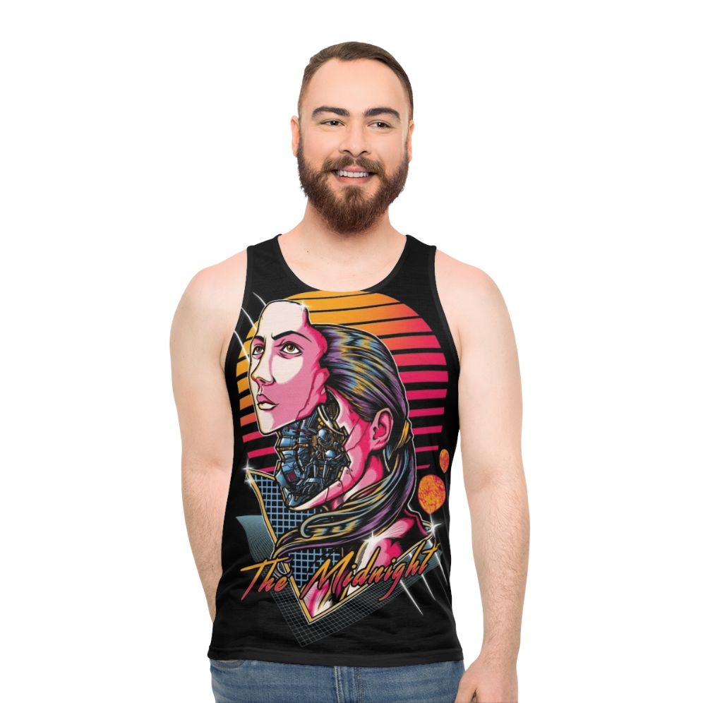 Midnight Unisex Sci-Fi Tank Top