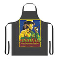 Midnite-inspired tribute apron featuring the band's iconic imagery and reggae-themed design