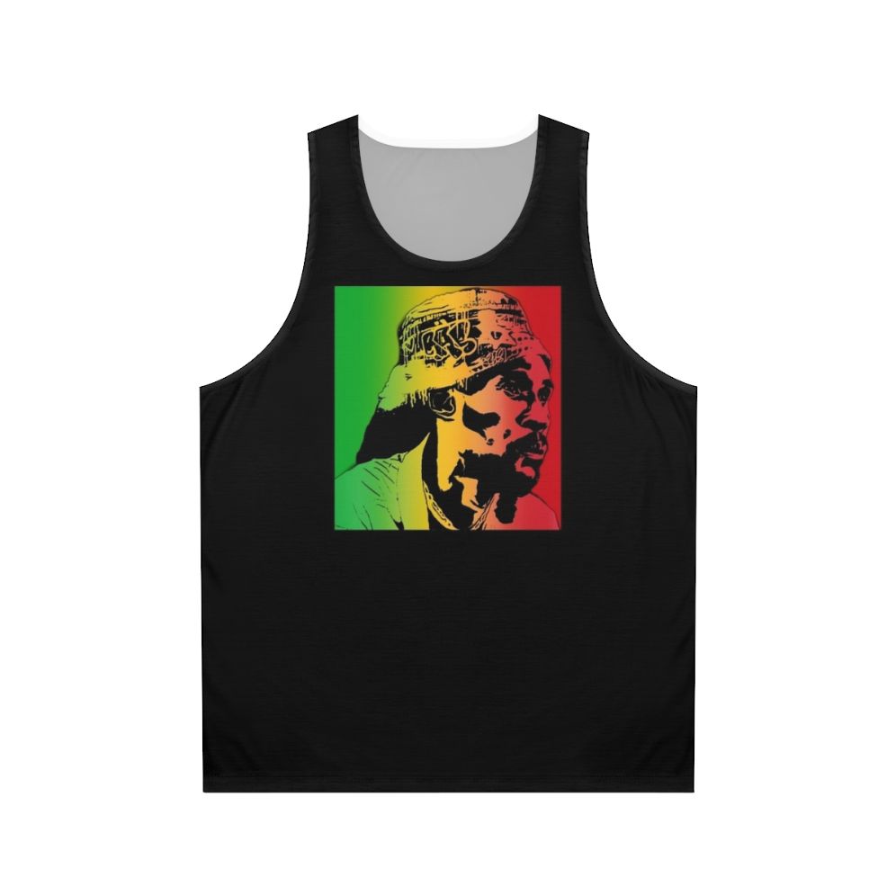 Midnite Vaughn Benjamin Reggae Rastafarian Unisex Tank Top