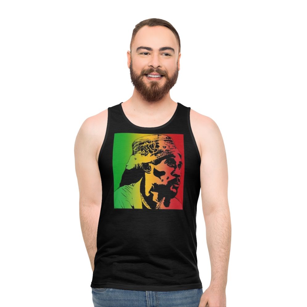 Midnite Vaughn Benjamin Reggae Rastafarian Unisex Tank Top
