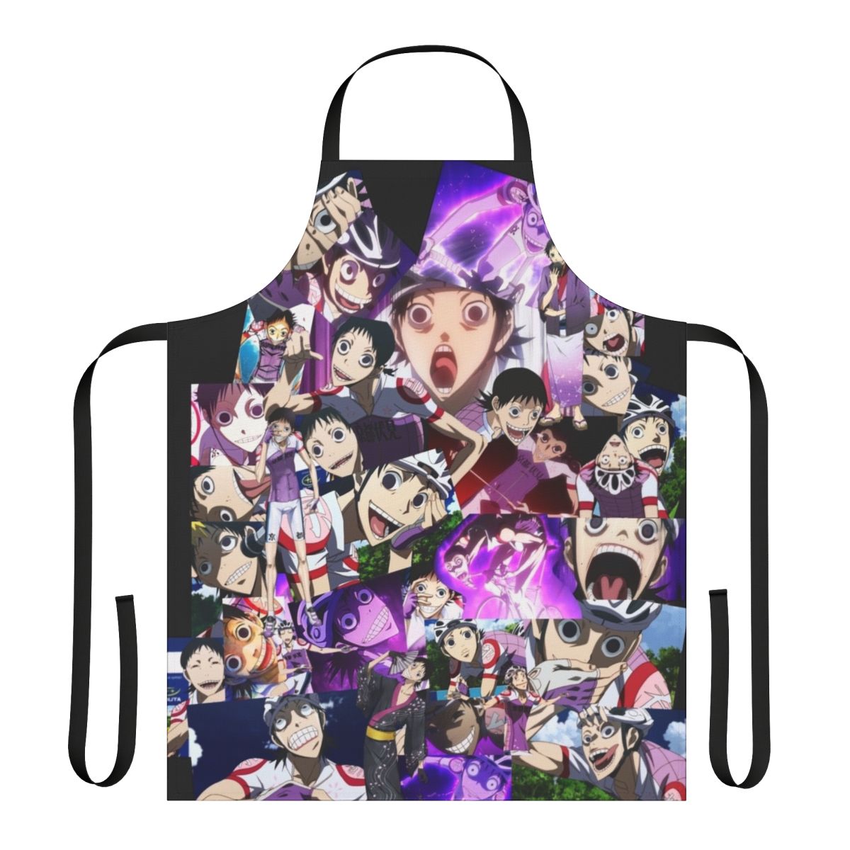 Midousuji Inspired Anime Apron with Cycling and Bike Anime Motifs