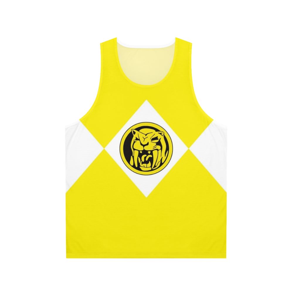 Mighty Morphin Power Rangers Yellow Ranger Coin Unisex Tank Top