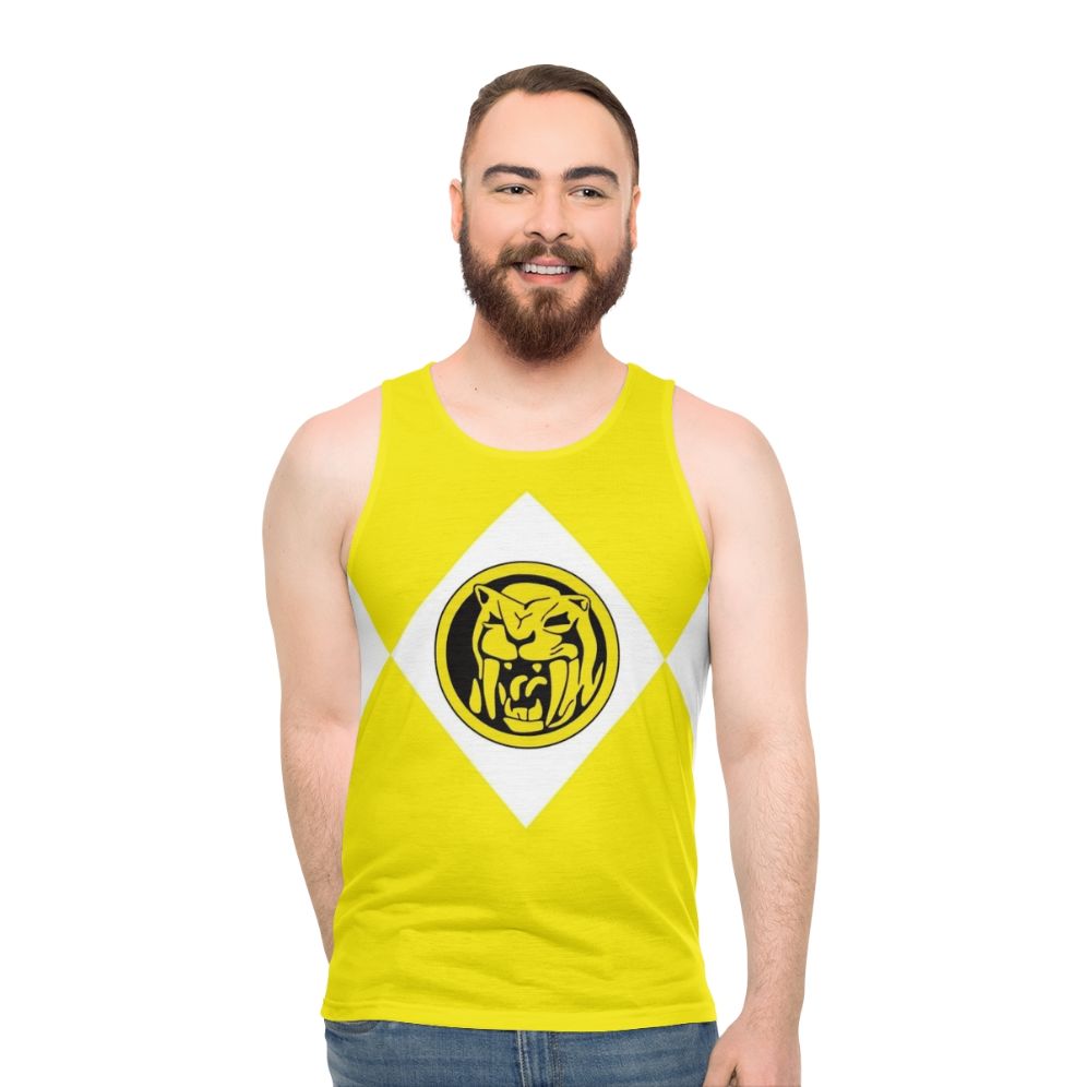 Mighty Morphin Power Rangers Yellow Ranger Coin Unisex Tank Top