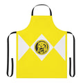 Mighty Morphin Yellow Ranger Apron featuring a Power Rangers-inspired design