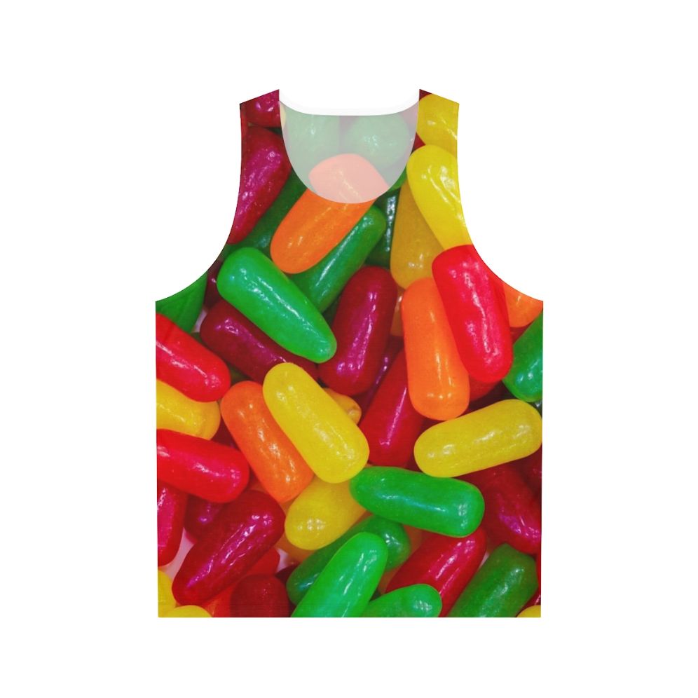 Colorful Mike and Ikes Unisex Tank Top
