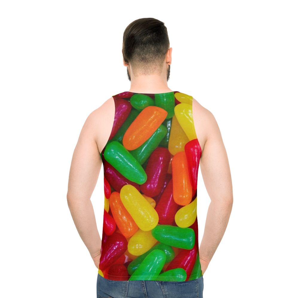 Colorful Mike and Ikes Unisex Tank Top