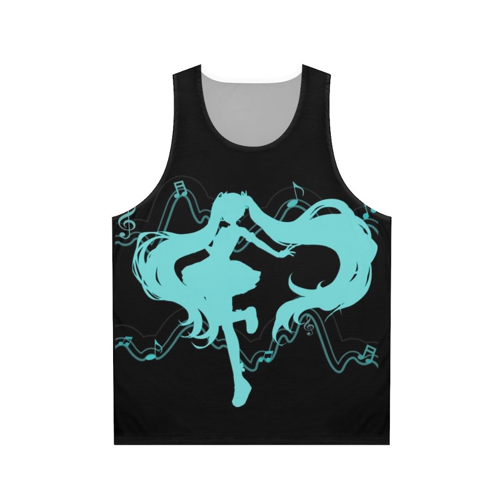 Miku Hatsune Vocaloid Inspired Unisex Tank Top