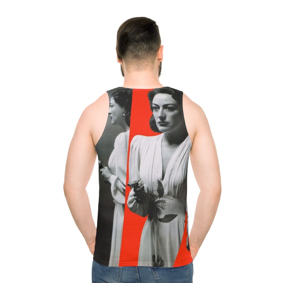 Mildred Pierce collage art unisex tank top