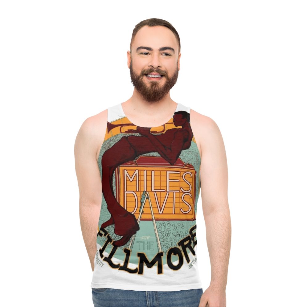 Miles Davis Vintage Jazz Music Tank Top