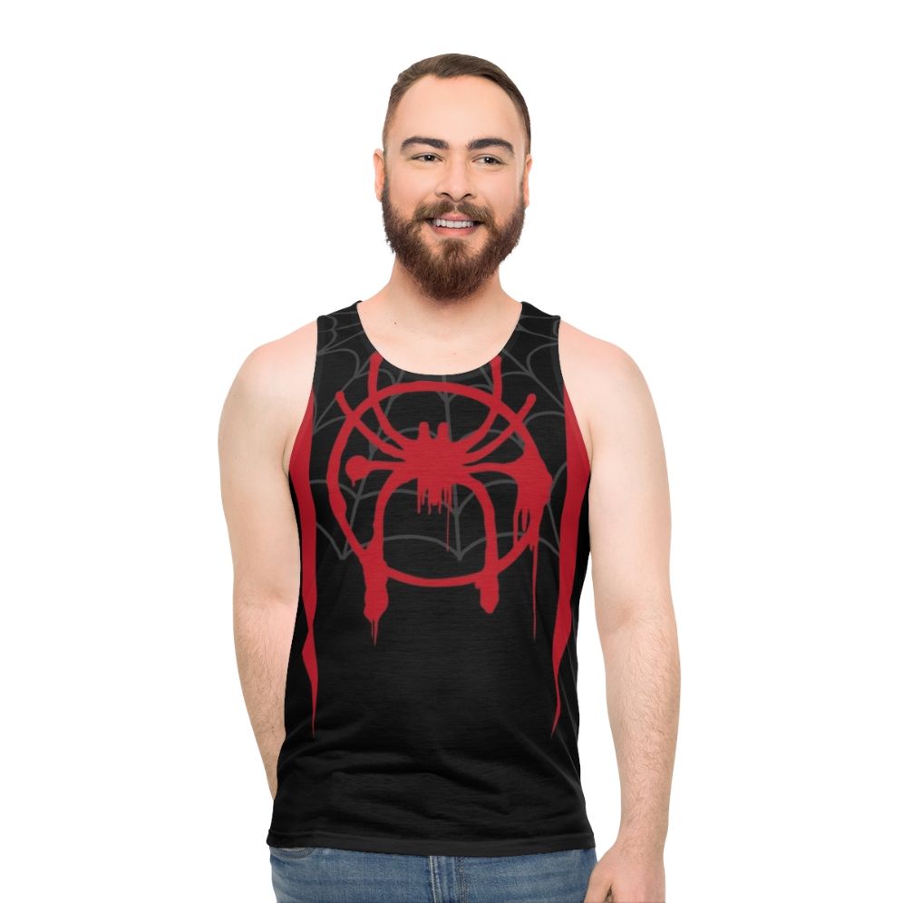 Miles Morales Spider-Verse Superhero Unisex Tank Top