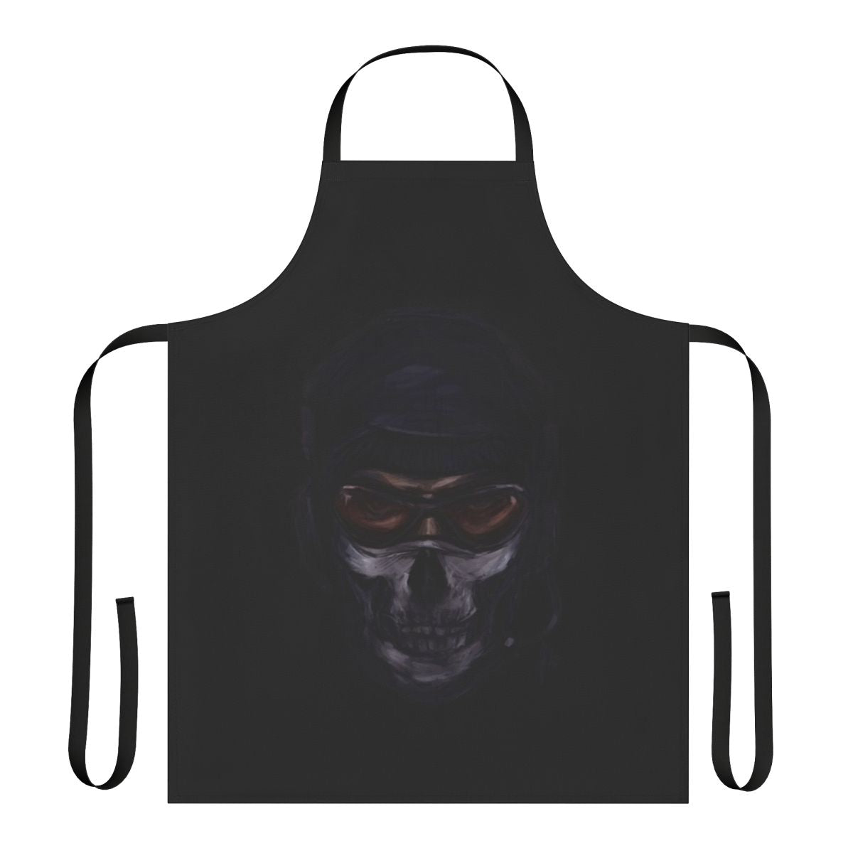 Cod MW2-themed apron with military and gaming elements