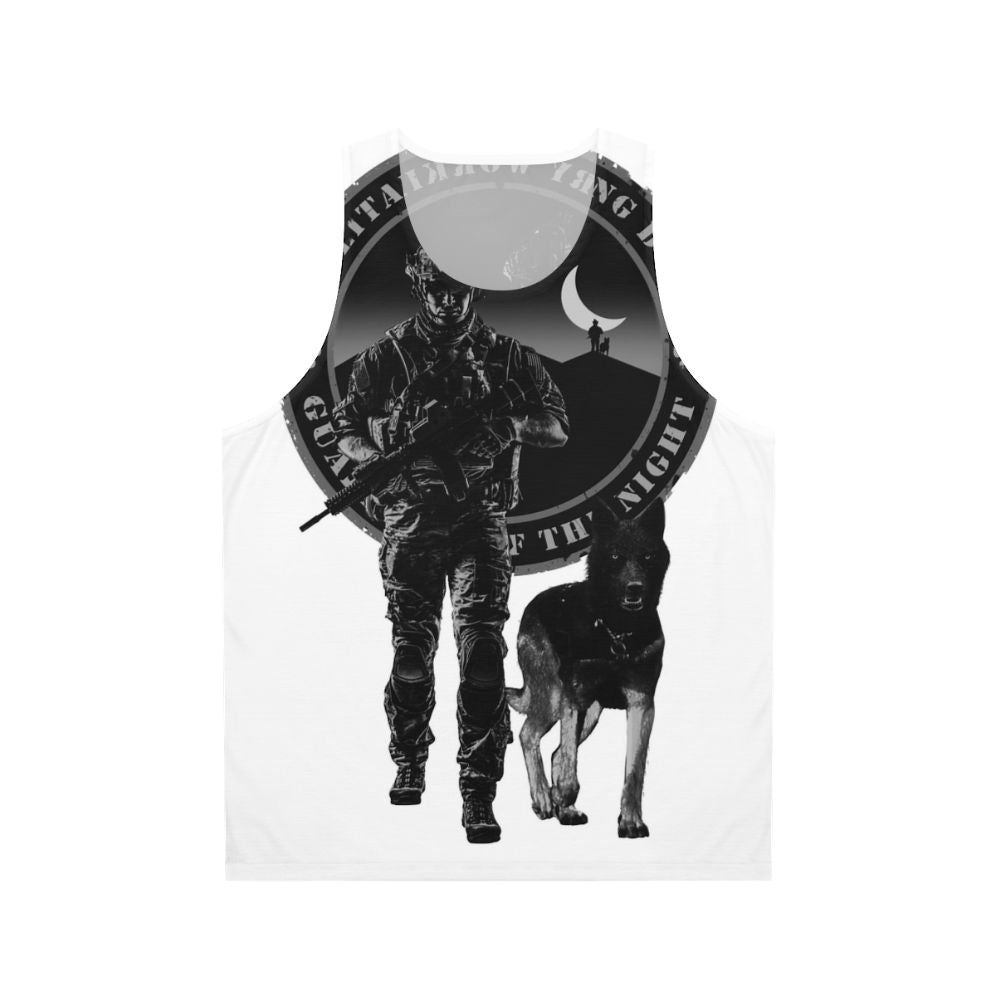 Unisex military working dog "Guardians of the Night" tank top