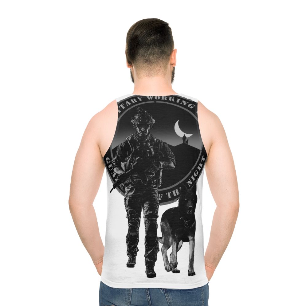 Unisex military working dog "Guardians of the Night" tank top