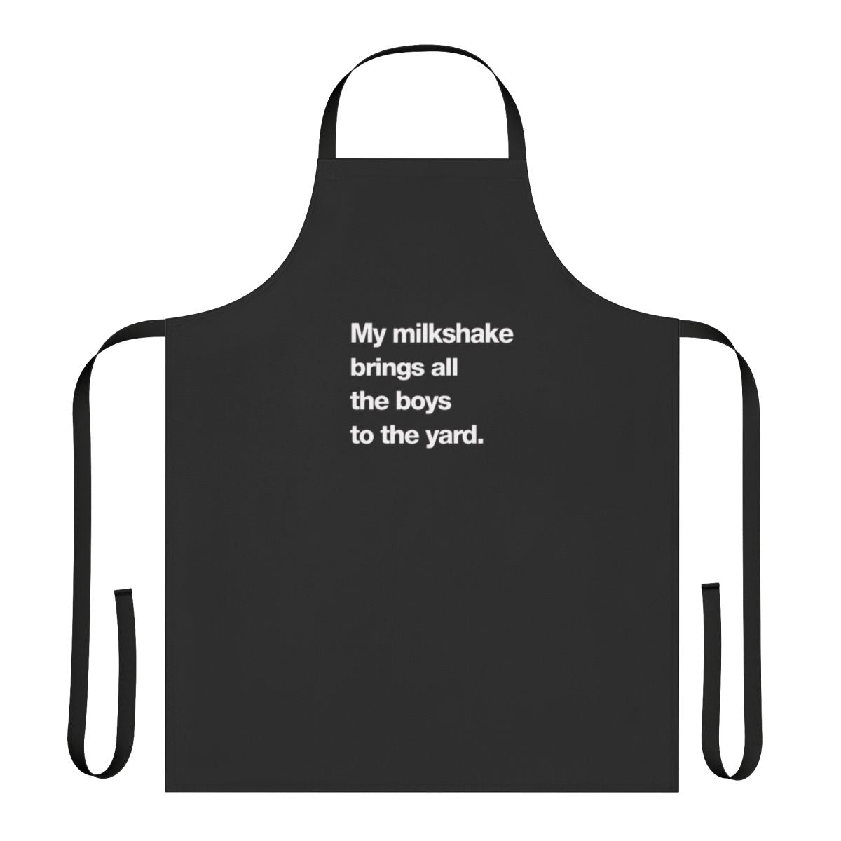 Milkshake-Inspired Apron with Kelis Lyrics