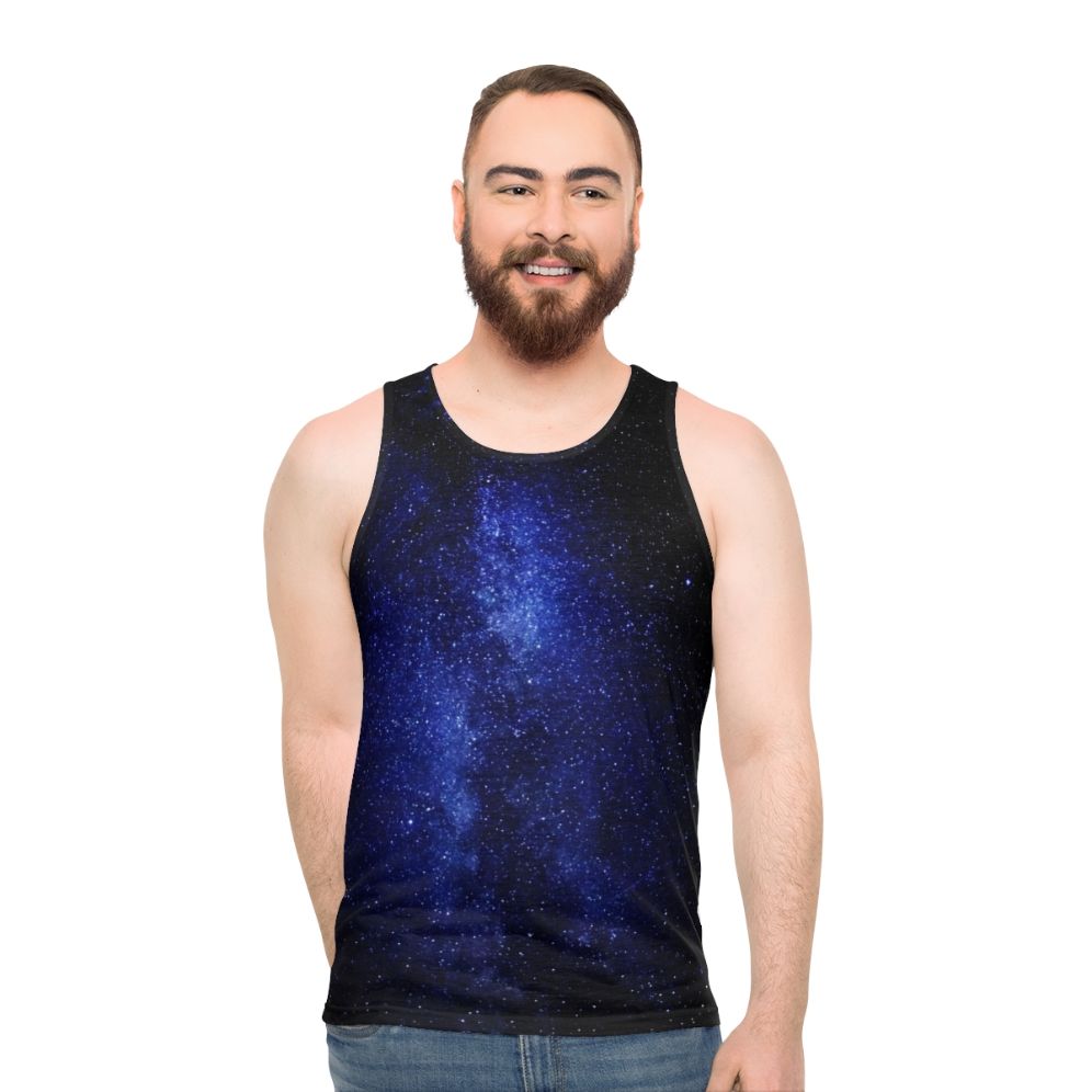Milky Way galaxy unisex tank top