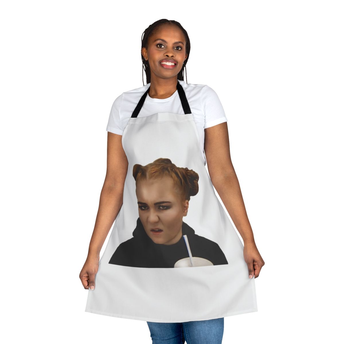 Millie B inspired apron featuring grime music and culture