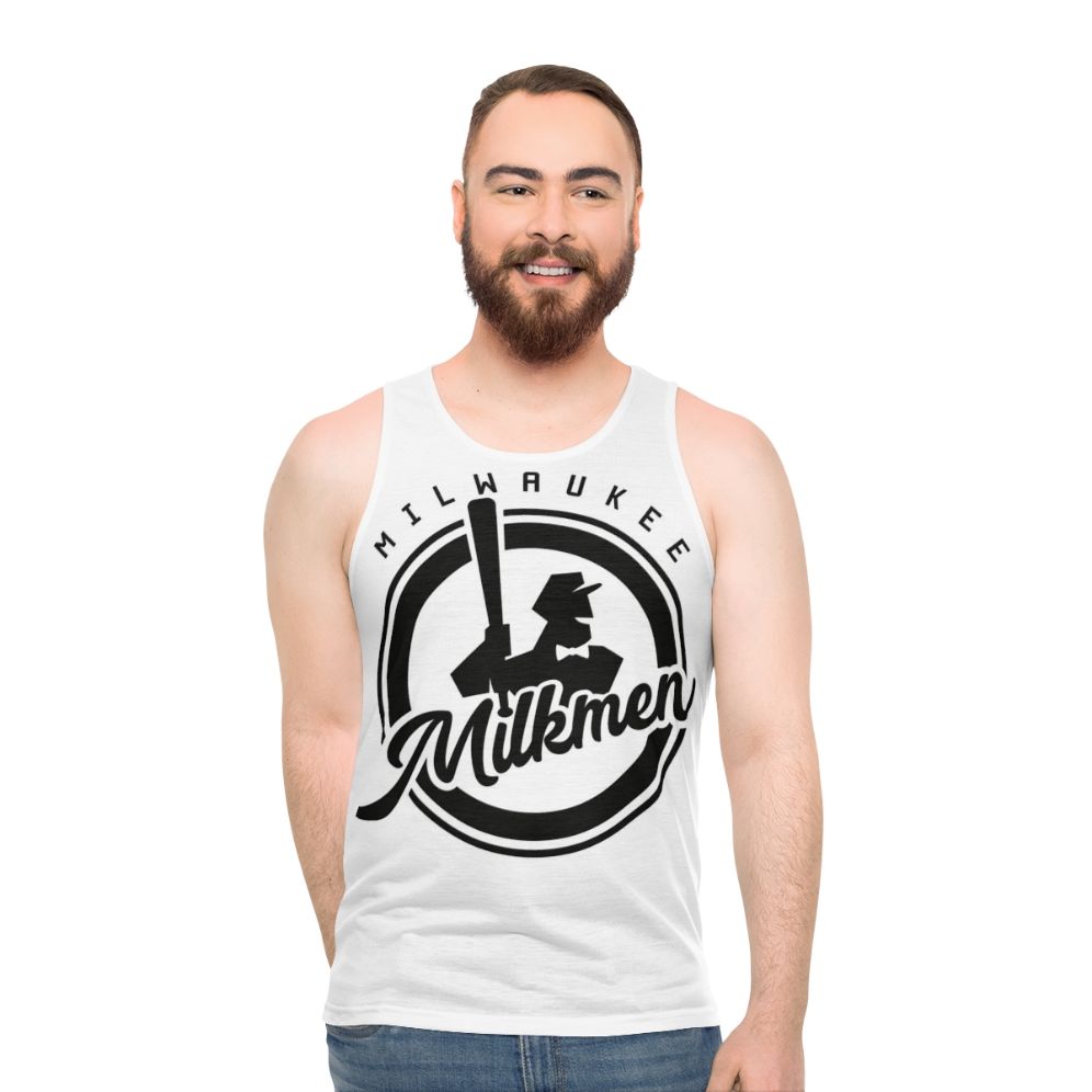 Milwaukee Milkmen Unisex Baseball Tank Top