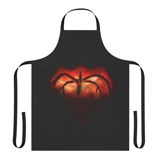 Mind Flayer Stranger Things themed apron with Upside Down and Demogorgon graphics