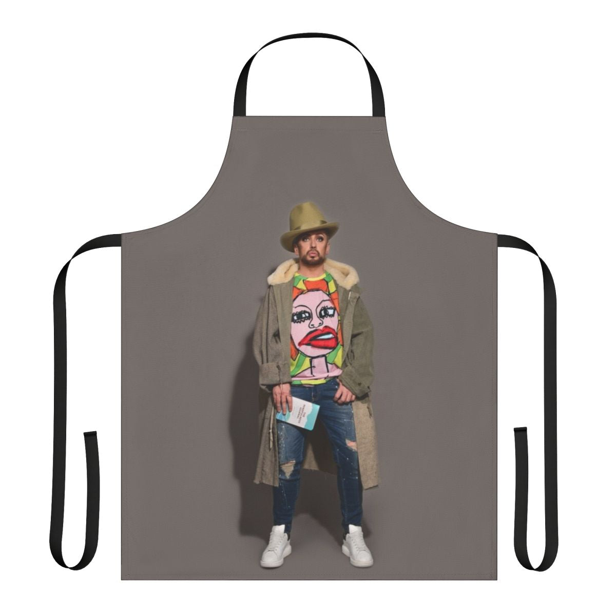 Mindfulness-inspired apron for conscious cooking and living