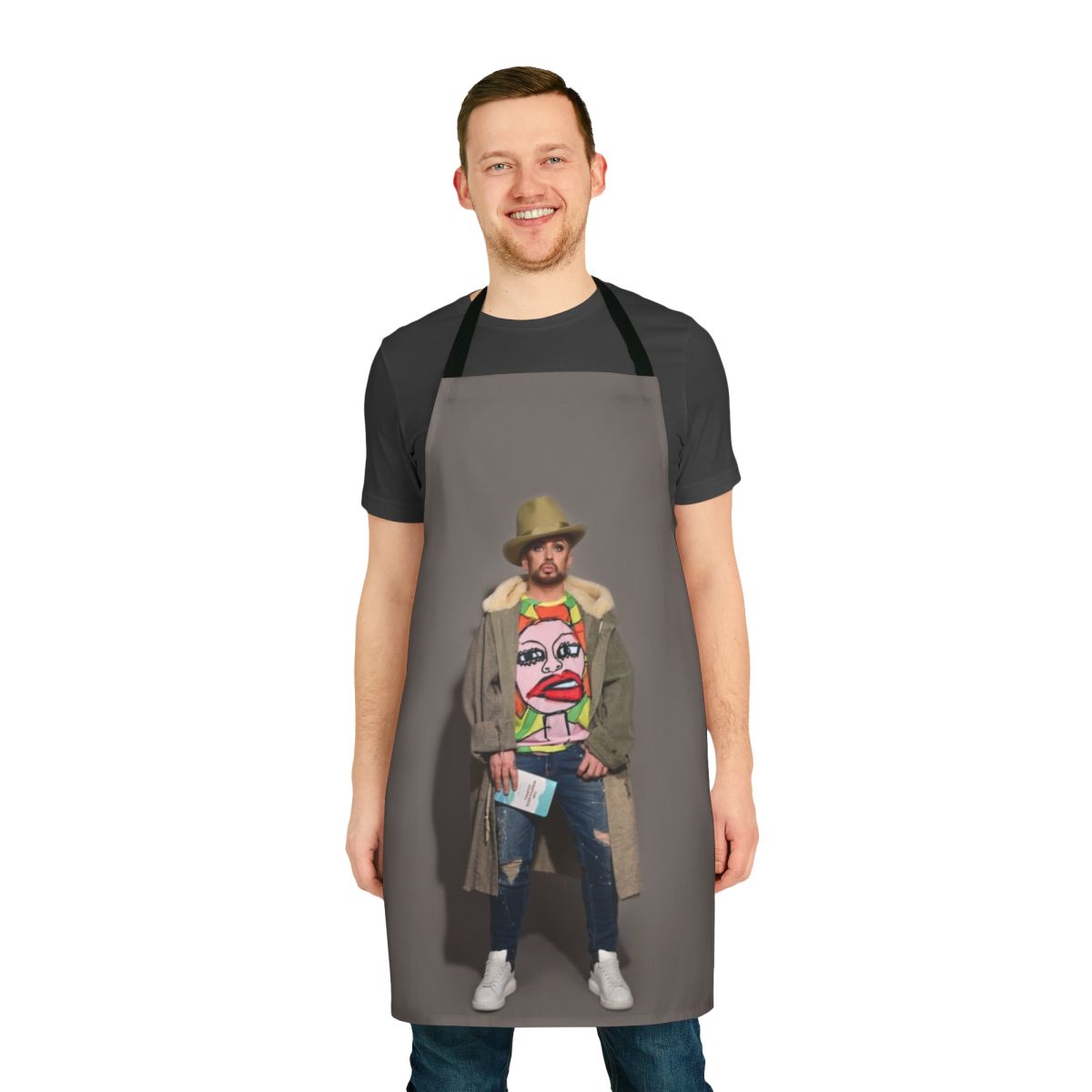 Mindfulness-inspired apron for conscious cooking and living