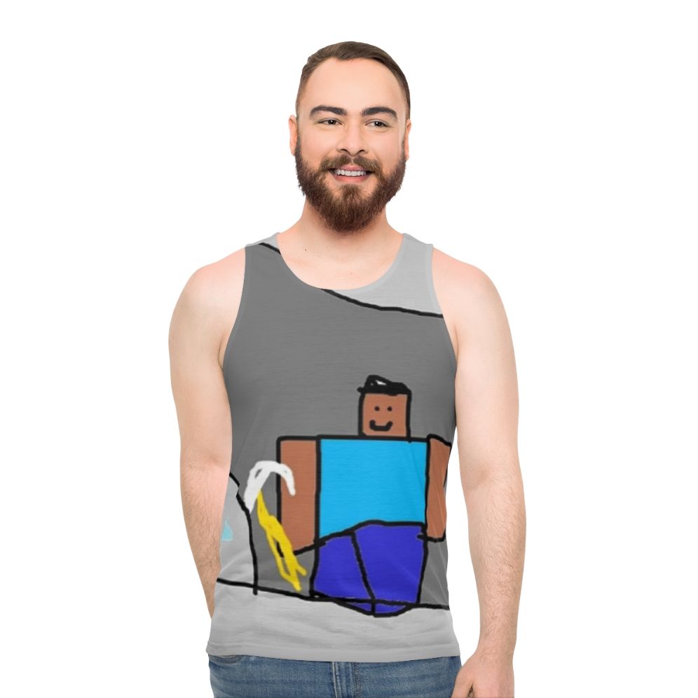 Minecraft Diamond Inspired Unisex Tank Top