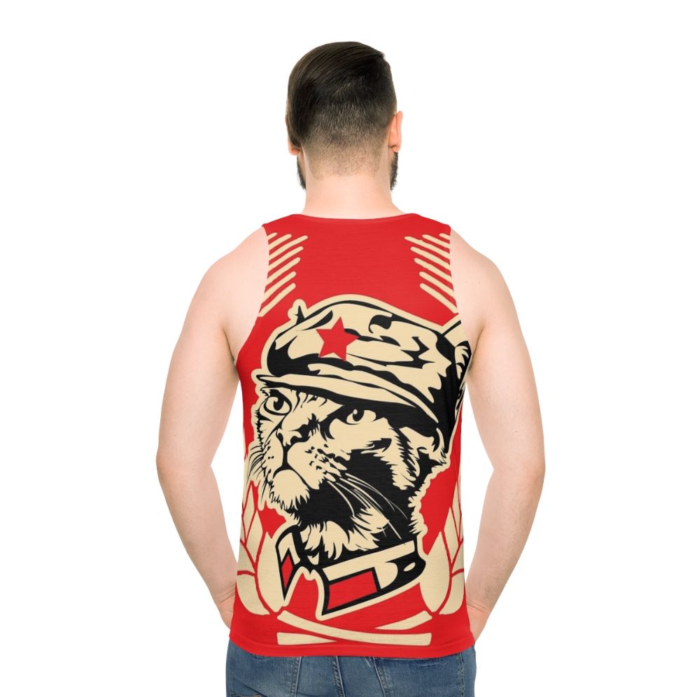 Mini Kitty Commune cat lover's unisex tank top