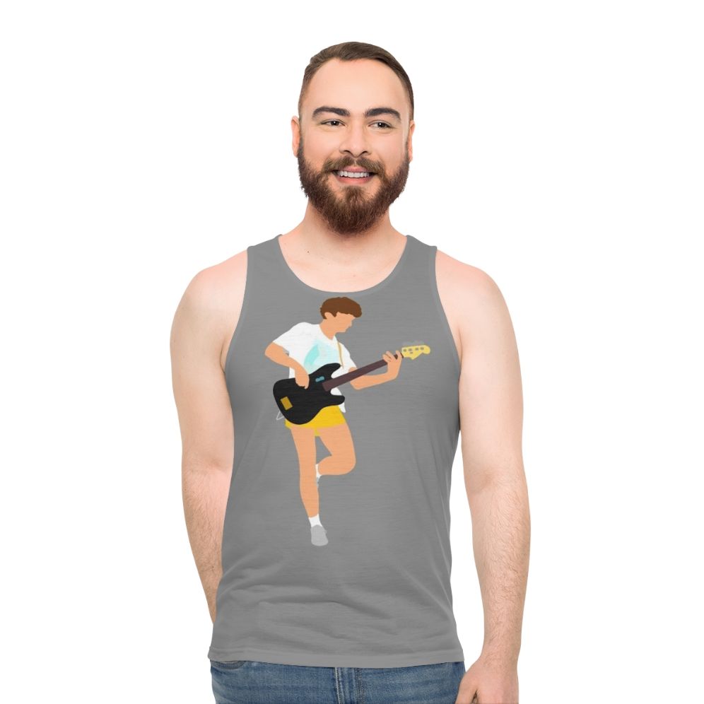 Minimal John Deacon Queen Band Unisex Tank Top