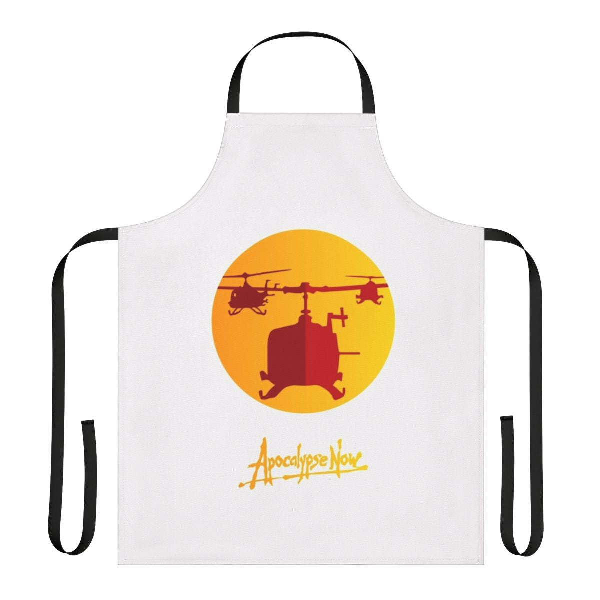 Minimalist designed apron inspired by the classic film Apocalypse Now