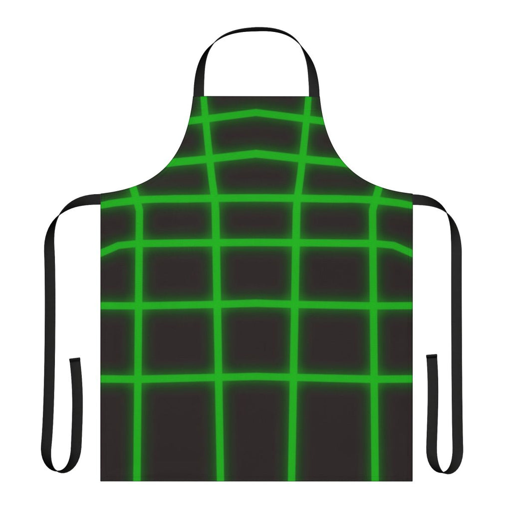 Minimalist apron with a sleek, industrial-inspired design for music enthusiasts