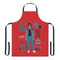 Apron featuring minimalist design and quotes from the character Steve Harrington in Stranger Things Season 2