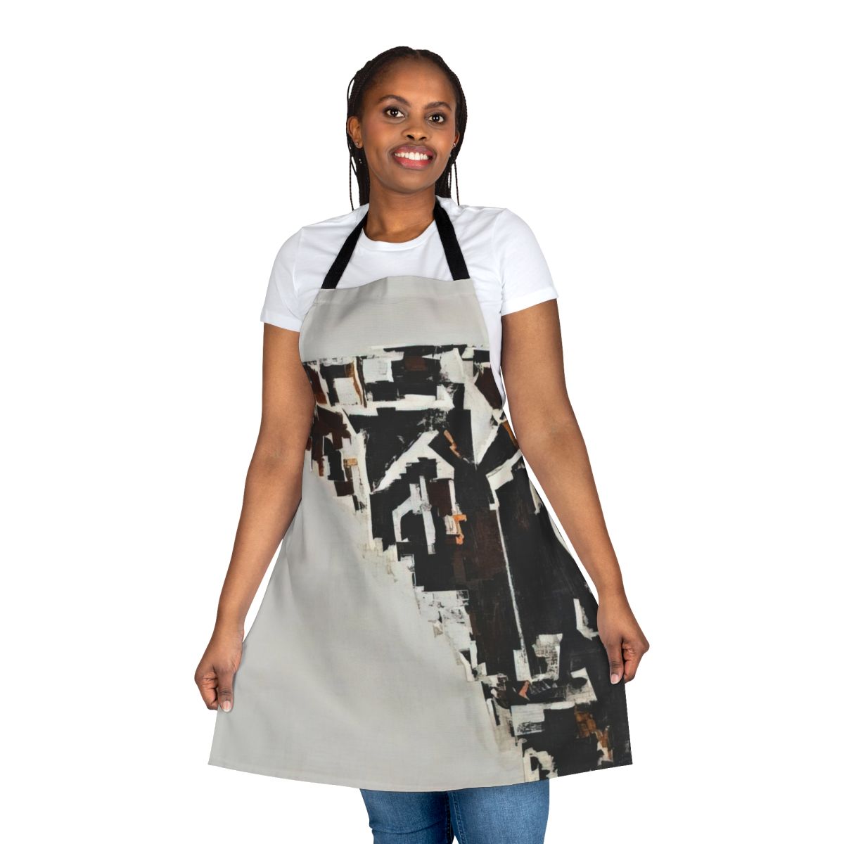 Minimalist apron with color field design inspired by guitar virtuoso Martin Barre of the progressive rock band Jethro Tull
