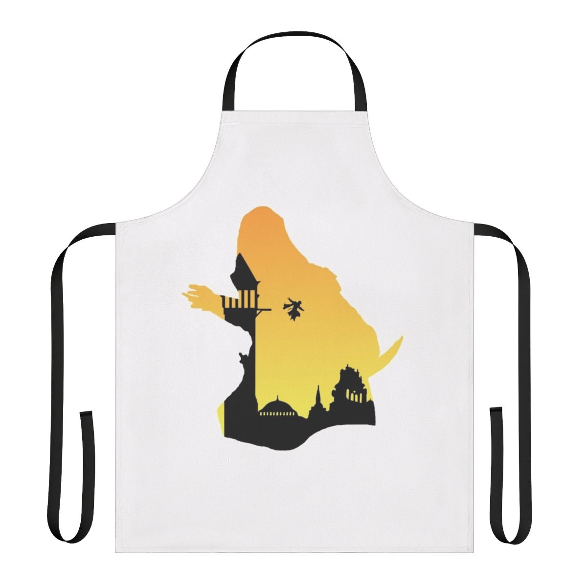 Minimalist kitchen apron featuring the iconic Assassin's Creed leap of faith design