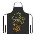 Minimalist design apron featuring a Chocobo character from the Final Fantasy video game series.
