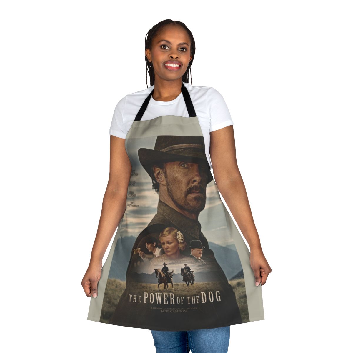 Minimalist and modern apron inspired by the film 'The Power of the Dog'