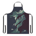 Minimalist apron design featuring the Colossus Titan from the video game Shadow of the Colossus