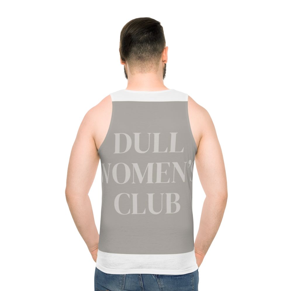 Minimalist "Dull Women's Club" unisex tank top