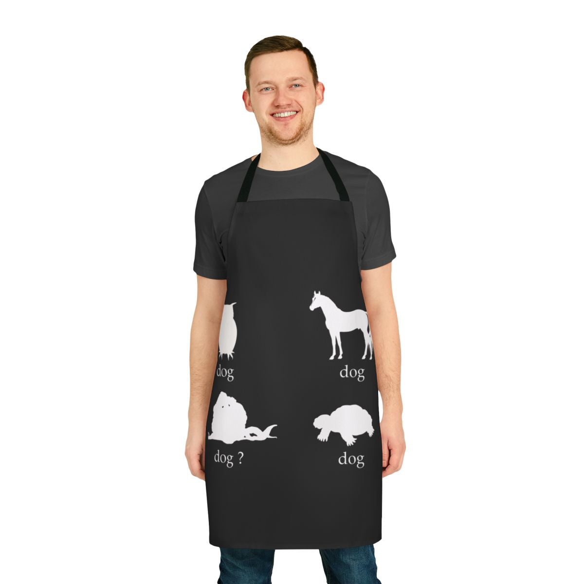 Elden Ring dog meme design printed on a high-quality apron