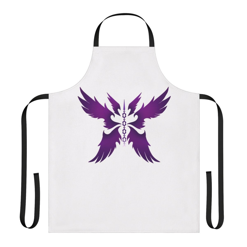 Minimalist fantasy apron featuring Morgana from League of Legends