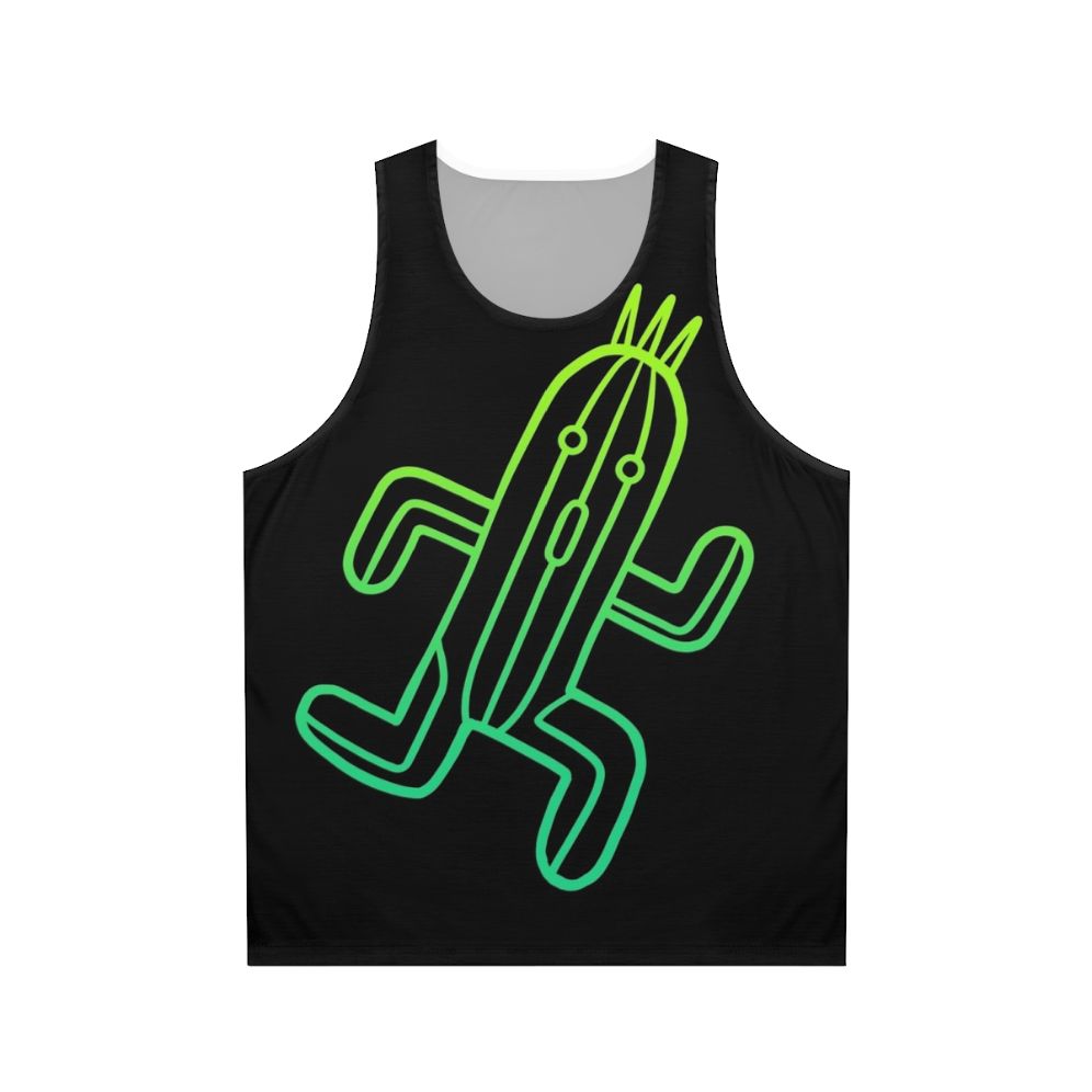 Minimalist Final Fantasy Cactuar Tank Top