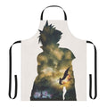 Minimalist apron featuring a simple, vector-based design inspired by the video game Final Fantasy VII