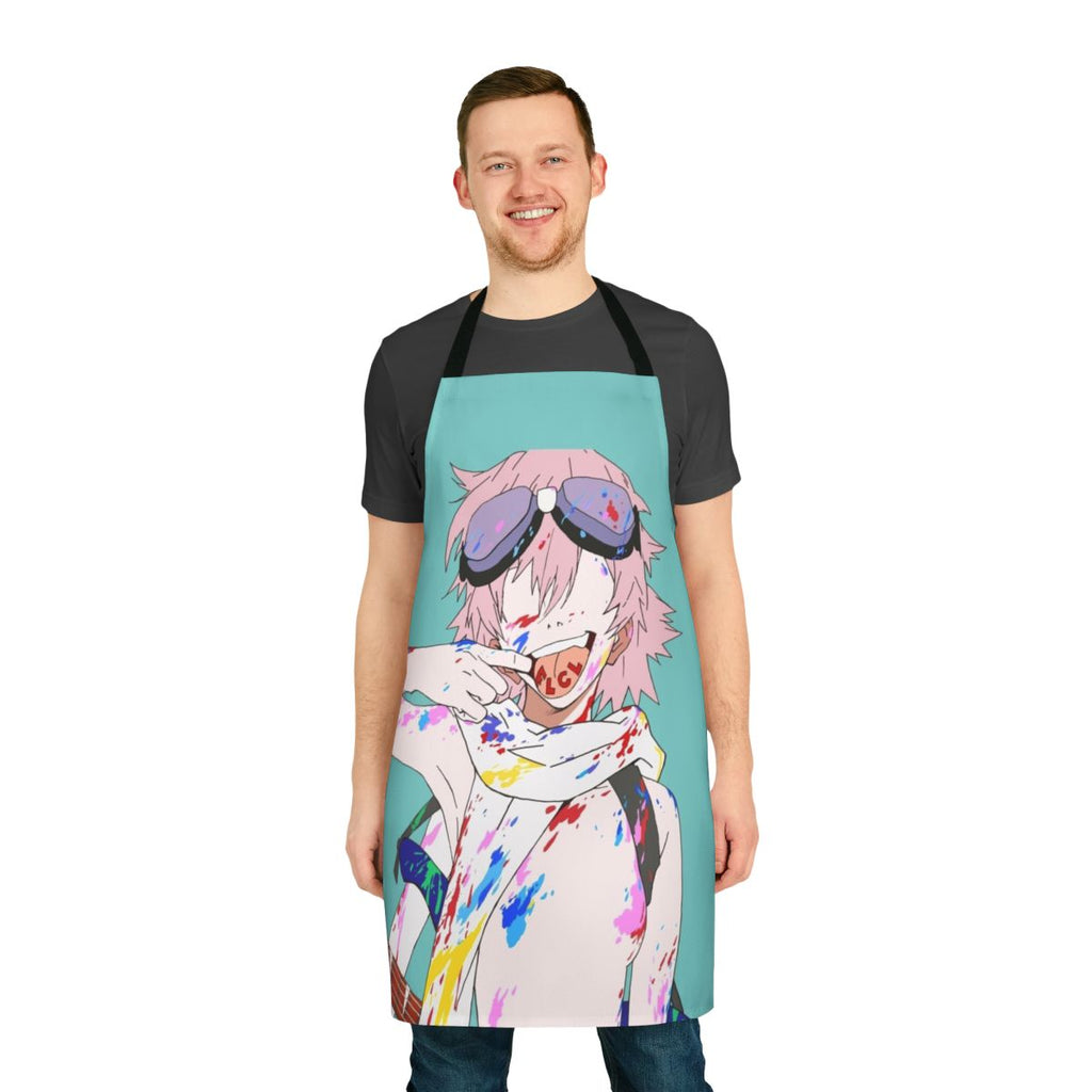 Minimalist FLCL Haruko Haruhara Anime Apron featuring the character from the popular anime series