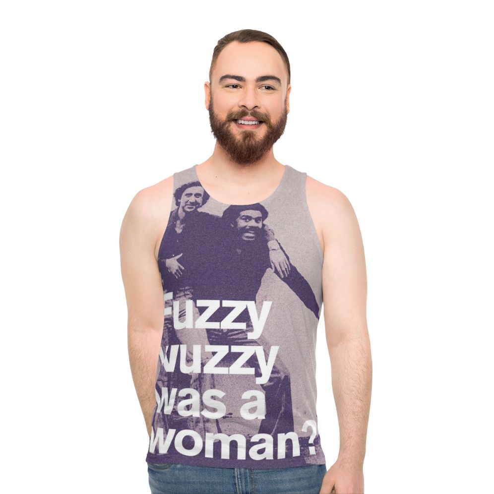 Minimalist Fuzzy Wuzzy Unisex Tank Top
