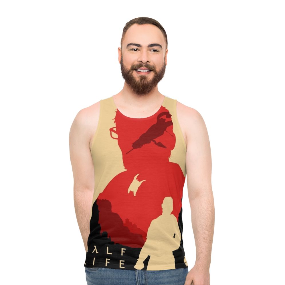 Minimalist Half Life Unisex Tank Top