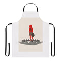 Minimalist hard candy-inspired apron with a bold, graphic design for pop culture and geeky home cooks.